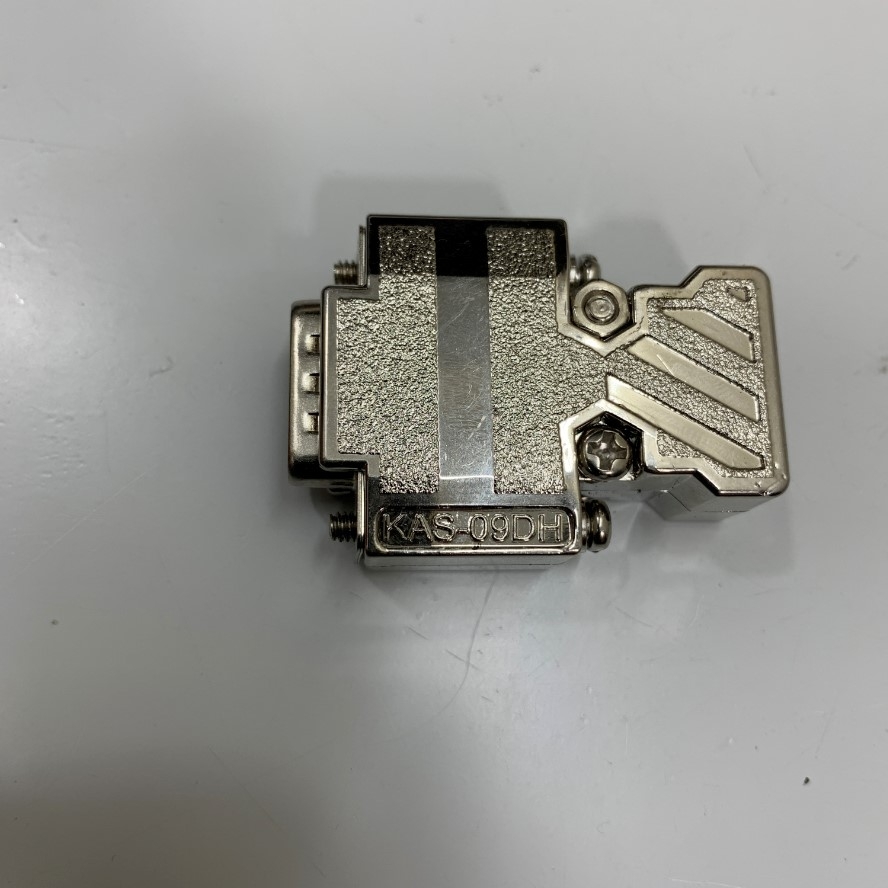 Bộ Rắc Hàn KAS-09DH Jack Metal Connector RS232 DB9 Male Gold Plated Shell Kit 9 Pin Serial Port For Số Hóa Dữ Liệu RS232 Communication Cable