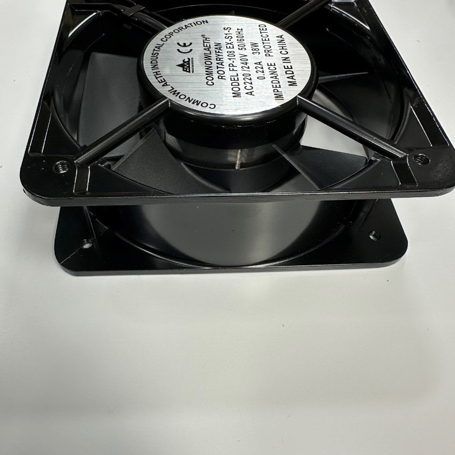 Quạt Làm Mát Thoát Khí COMMONWEALTH Fan FP-108 EX-S1-S 150x150x50mm 1 Phase 220/240VAC 50/60Hz 0.22A 38W