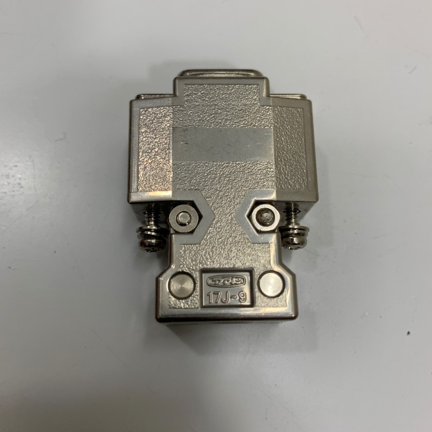 Bộ Rắc Hàn DDK 17J-9 Jack Metal Connector RS232 DB9 Male Gold Plated Shell Kit 9 Pin Serial Port For RS232\RS422\RS485 Communication Cable