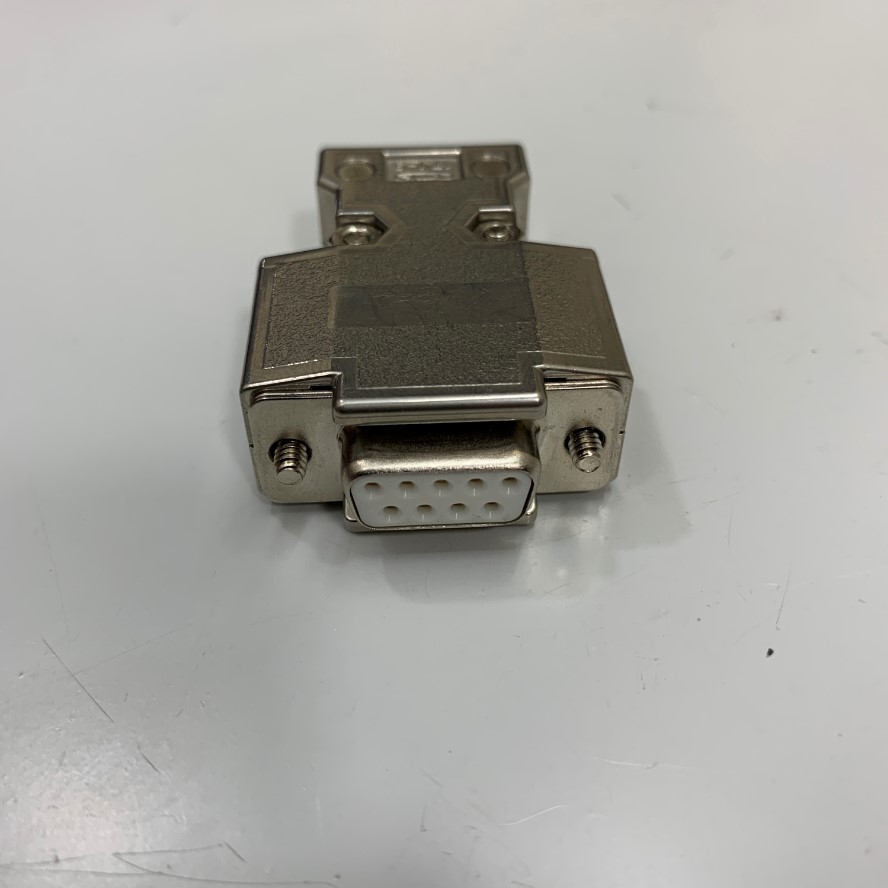 Bộ Rắc Hàn DDK 17J-9 Jack Metal Connector RS232 DB9 Female Gold Plated Shell Kit 9 Pin Serial Port For PLC/HMI/ Servo Driver Communication Cable