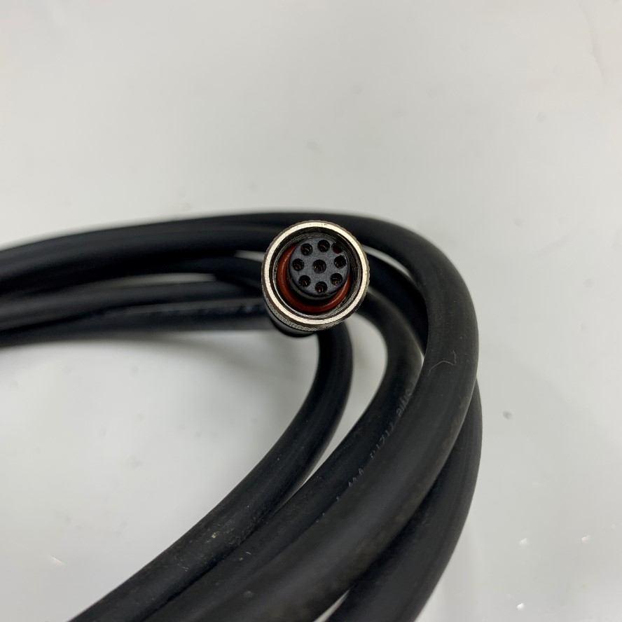 Cáp 5M 17ft OEM Thay Thế HF8TCB-ETHER-005 Cable M12 A-Code 8 Pin Female to RJ45 Plug Industrial Ethernet For Honeywell HF810/HF811 Barcode Scanner