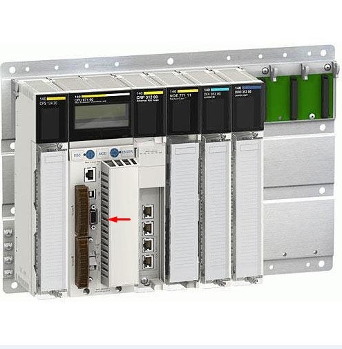 Cáp Lập Trình Schneider 990NAA26320 Cable RS232 Length 5M For Schneider Modicon PLC Modicon Quantum PLC Series Với Computer