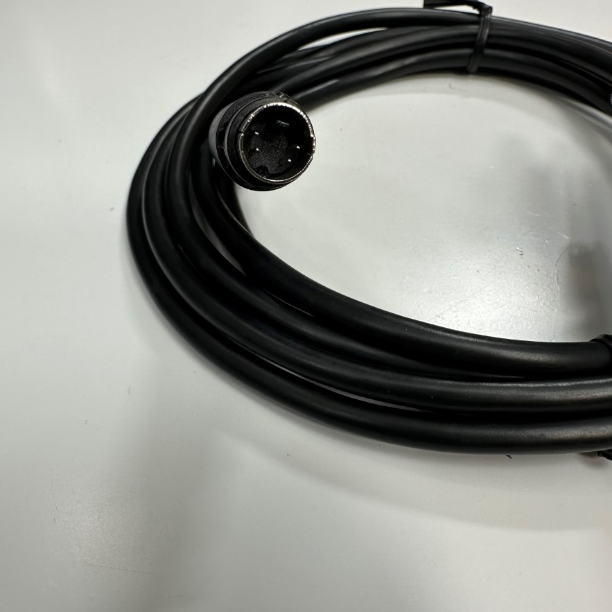 Cáp 5M 17ft RS232 Communication Cable PLC FATEK FBs-Series witch HMI Advantech WOP-200K Series Touch Panel Shielded Cable Mini Din 4 Pin Male to DB9 Male