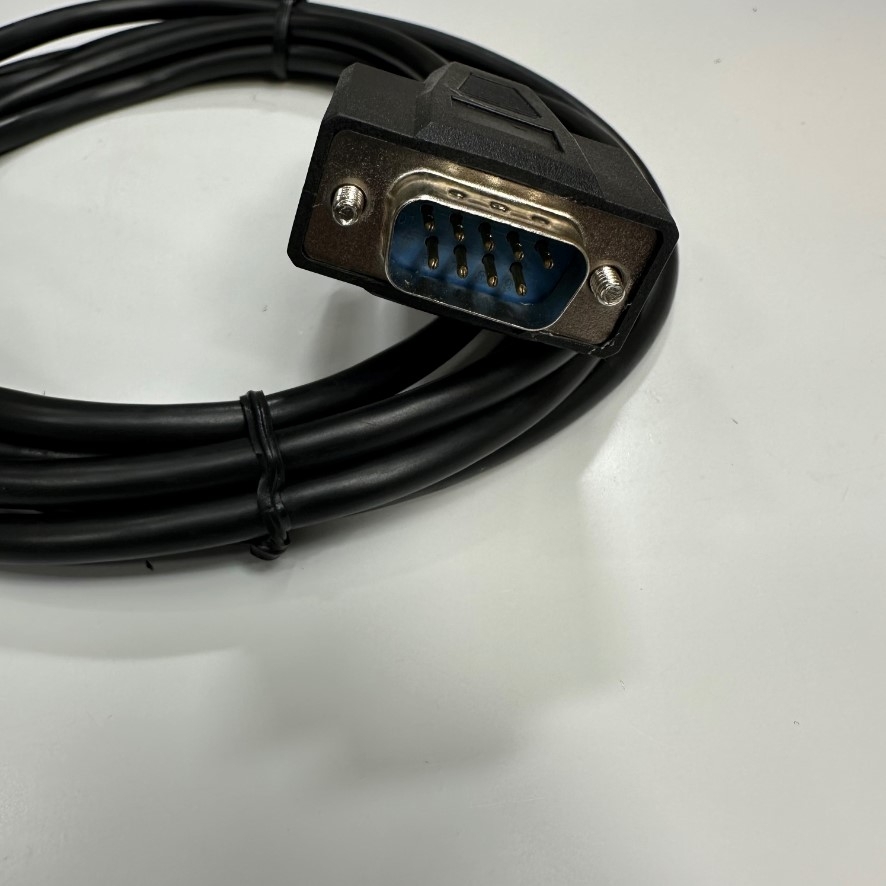 Cáp 5M 17ft RS232 Communication Cable PLC FATEK FBs-Series witch HMI Advantech WOP-200K Series Touch Panel Shielded Cable Mini Din 4 Pin Male to DB9 Male