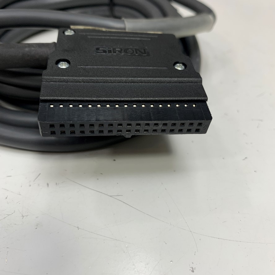 Cáp 3M 10ft Siron X210-3-3000MM Cable IDC 34 Pin Female to Female Pitch 2.54mm Round Cable E148000 20276 28AWG 80°C 30V OD 7.3mm For Servo Driver/PLC and Terminal Block Breakout Board