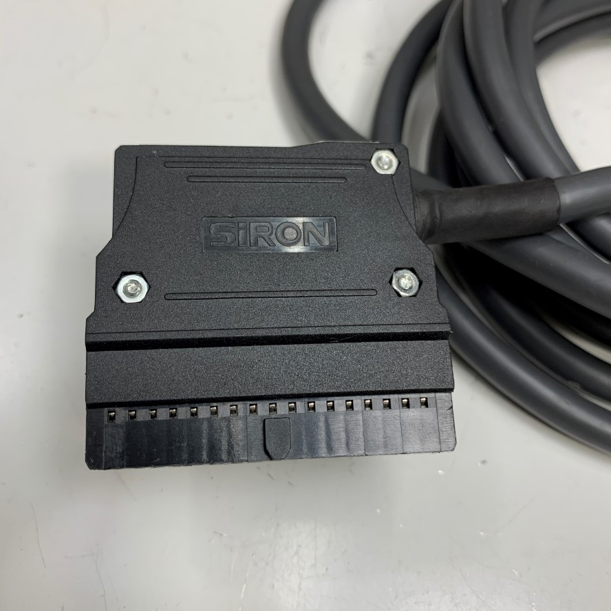 Cáp 3M 10ft Siron X210-3-3000MM Cable IDC 34 Pin Female to Female Pitch 2.54mm Round Cable E148000 20276 28AWG 80°C 30V OD 7.3mm For Servo Driver/PLC and Terminal Block Breakout Board