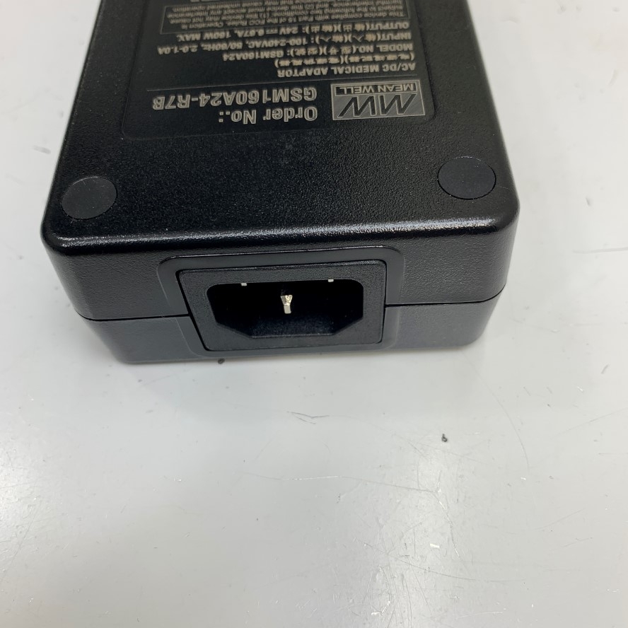Adapter 24V 6.67A 160W Mean Well OEM LOADUS SQ-15124 Connector Tip Size 4 Pin Mini Din 10mm Plug For Tủ Lạnh Mini Bảo Quản Mỹ Phẩm Cao Cấp Hàn Quốc Line Friends Sally CCOMO Mini Fridge Refrigerator 31L 220V