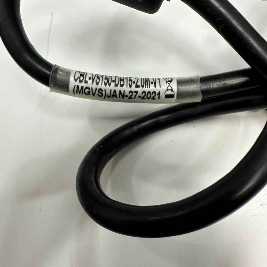 Cáp 2.1M 7ft CBL-VS150-DB15-2.0M-V1 Cable MGVR Barcode Scanner Reader Connector VGA HD 15 Pin Male   to DB9 Female + 5.5 x 2.1mm Female DC Power Jack and Splitter Y 2 Port I/O Cable 7 Pin Terminal Blocks