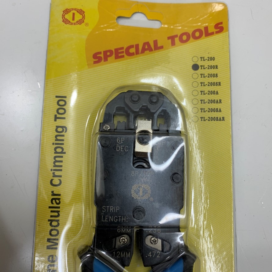 Kìm Mạng Chuyên Dụng TL-200R All in One Modular Hand Crimp Tool For RJ50, RJ48, RJ45, RJ9, RJ11, RJ12 Connectors