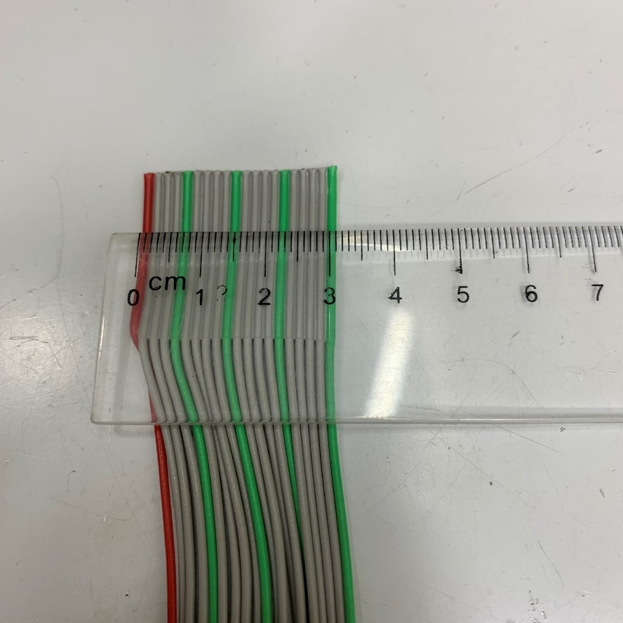 Cáp Bẹ Nhiều Mầu OKIFLEX 20 Pin Flat Rainbow Ribbon Cable 20 Wire 1.55mm Pitch 20 Way Unscreened 31mm Width  20-7/0.2 AWM 2651 24AWG 105°C 300V VW-1 Length 61M