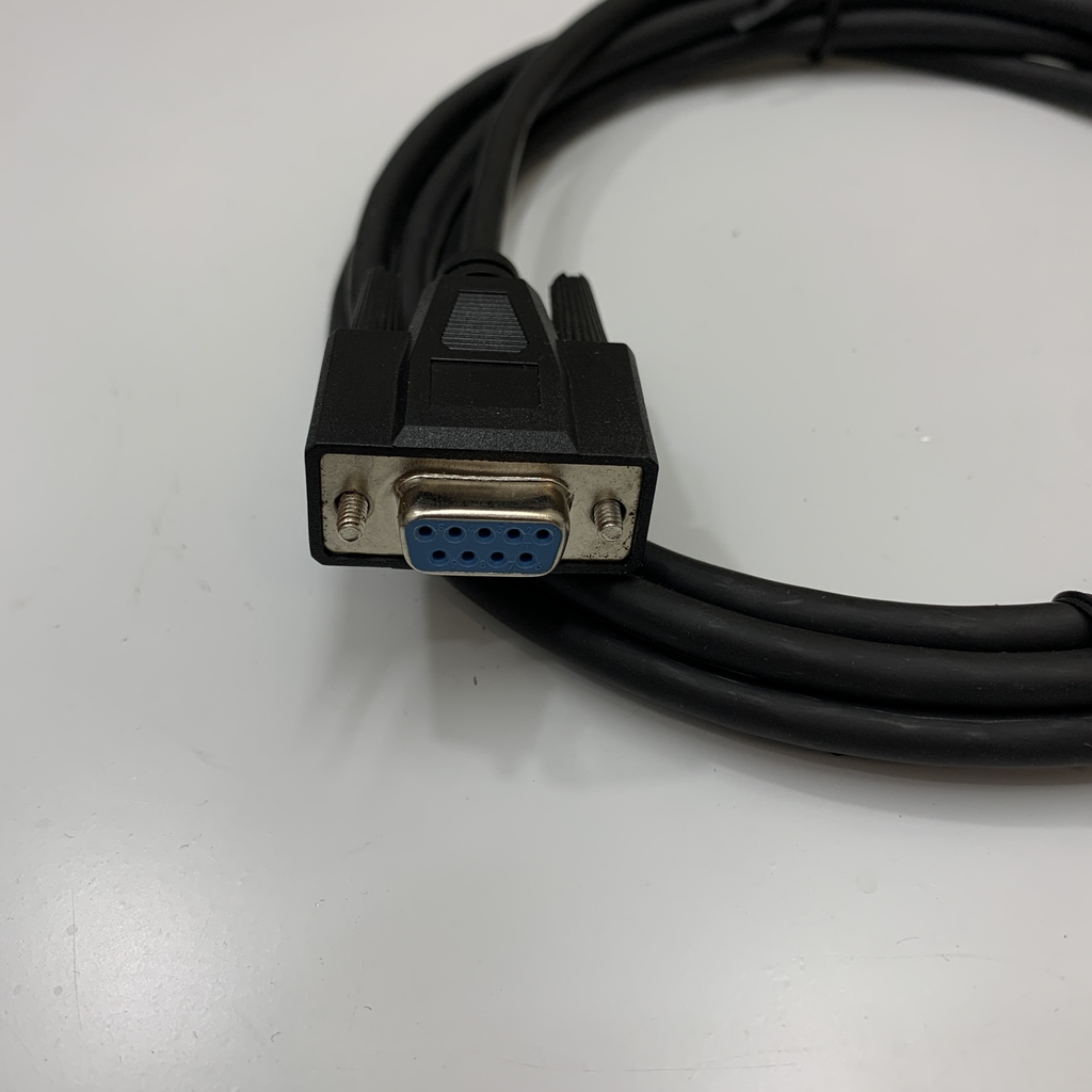 Cáp 3M 10ft RS-232C Shielded Cable DB9 Female to Female For Máy Đo Tiêu Chuẩn Khí Thải Đăng Kiểm Ô Tô witch Computer Data Communication