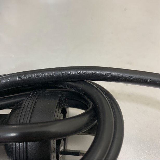 Dây Nguồn 3 Chân Dẹt Tam Giác Có Tiếp Địa I-SHENG SP-502B IS-14N AC Power Cord Australia & China GB2099 to C13 10A 250V 3Gx0.75mm² H05VV-F Cable OD 6.7mm Length 1.5M