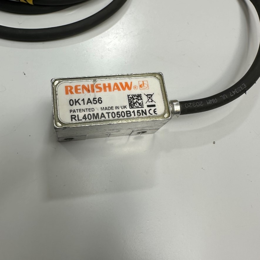 Bộ Mã Hóa Tuyến Tính Đầu Đọc Renishaw 0K1A56 RL40MAT050B15N Cable D-Sub 15Pin Male Dài 1.5M Hàng Original Theo Thiết Bị Đã Qua Sử Dụng
