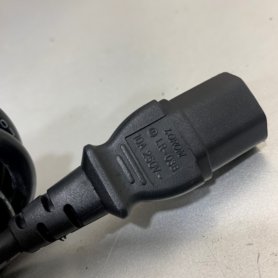 Dây Nguồn Cisco 72-0557 LOROM LR-33A LR03B UK Chuẩn 3 Chấu Có Cầu Chì AC Power Cord BS1363A to C13 10A 250V 3x1.0mm² Cable OD 7.0mm Length 2.5M