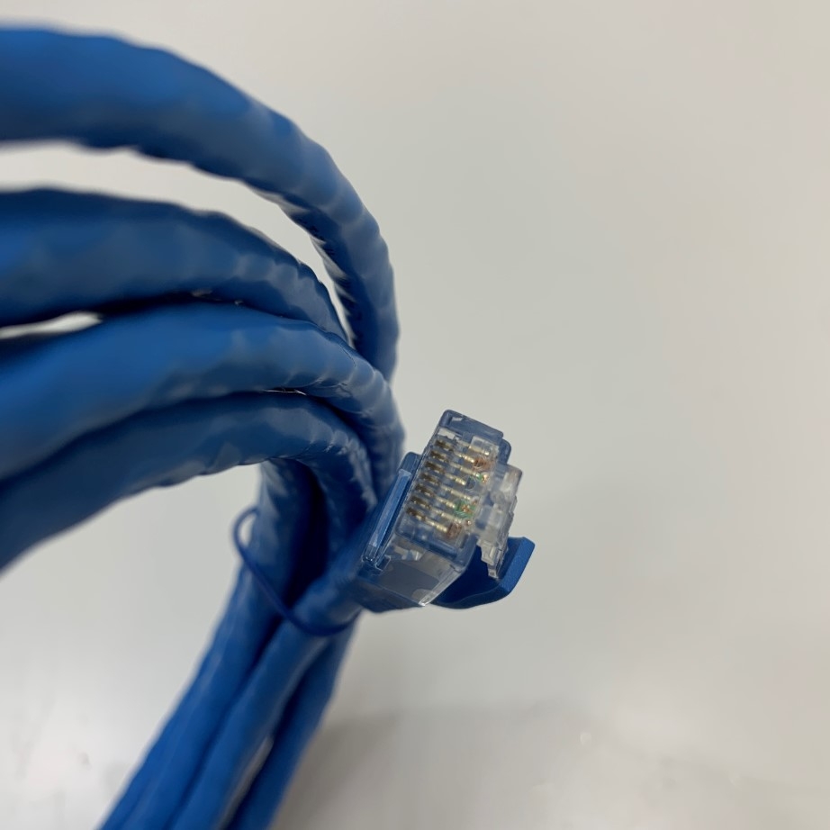 Cáp Mạng Đúc VIVANCO UTP 24AWG CAT6 10Ft Dài 3M For Industrial Camera Gigabit 8P8C RJ45 Ethernet Network Cable Blue