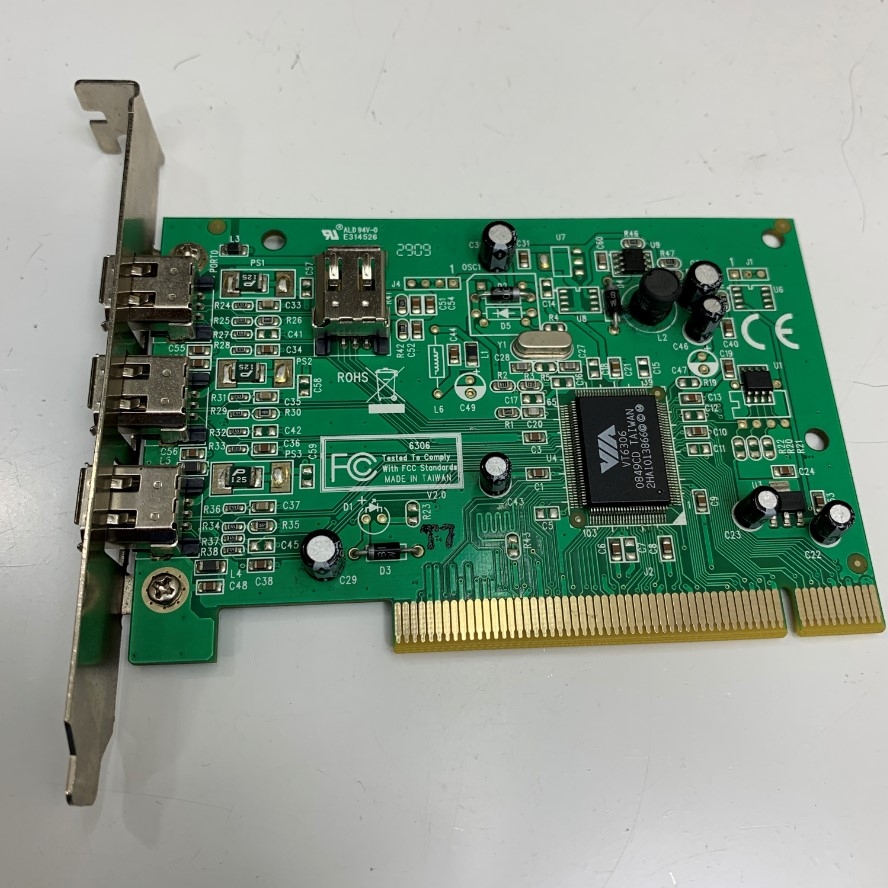 Carte Firewire PCI Express 4 Ports IEEE 1394a - Plug & Play Pour Windows, Mac, Linux