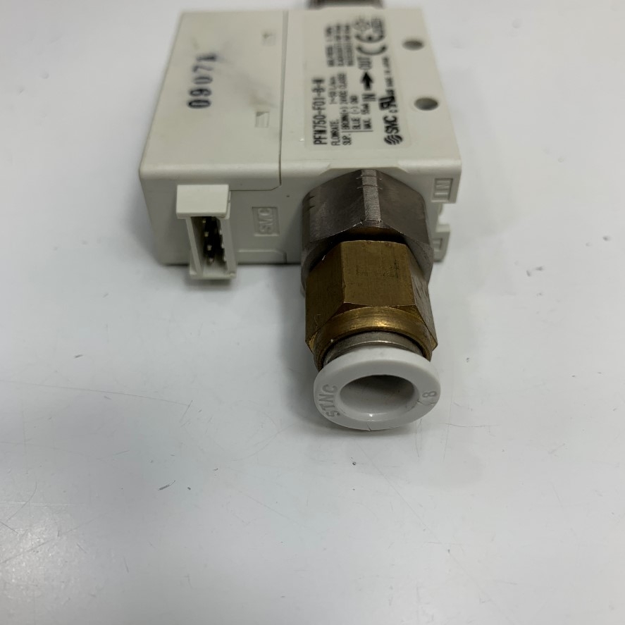 Van Điện Từ SMC PFM750S-F01-B-M flowRate: 1~50 L/min Max.Press: 0.75MPa 24V DC Solenoid Valve Hàng Original Theo Thiết Bị Đã Qua Sử Dụng in Japan