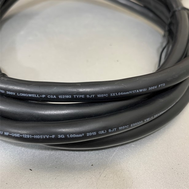 Dây Nguồn CAB-C13-C14-2.1M Cisco Compatible Cabinet Jumper UL US 7ft Power Cord C14 to C13 10A 250V 3x1.04mm² 17AWG  Black Male to Female
