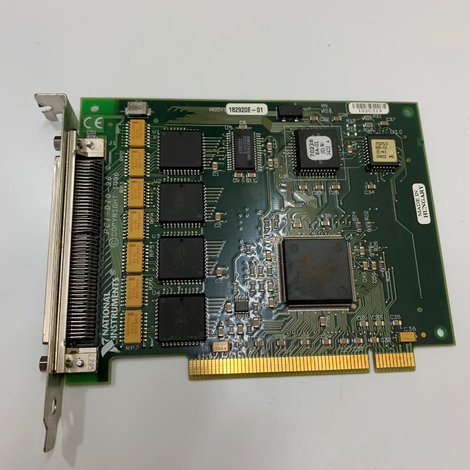 Card Điều Khiển Công Nghiệp National Instruments 182920E-01 PCI 4X PCI-DIO-96 Digital I/O Card Connector SCSI 100 Pin Female