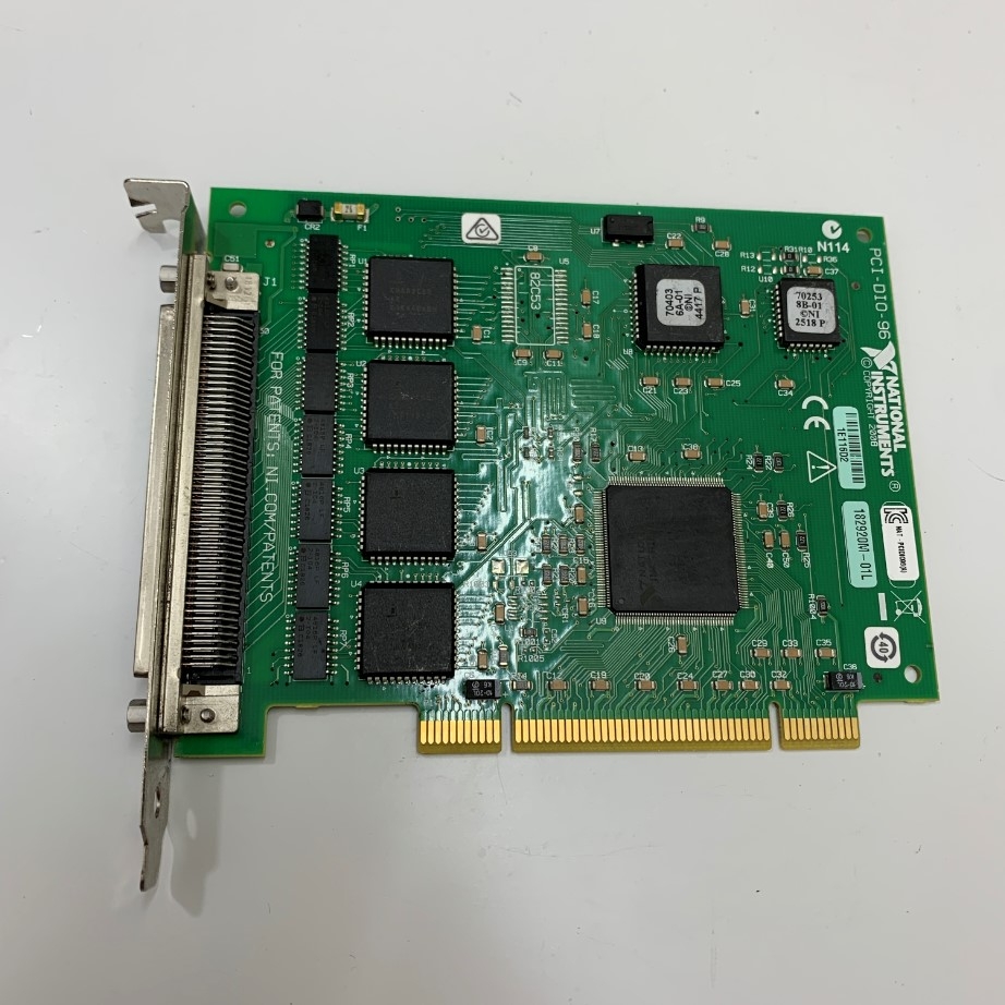 Card Điều Khiển Công Nghiệp National Instruments 182920M-01L CCA PCI-DIO-96 Board Tested Digital I/O Card Connector SCSI 100 Pin Female