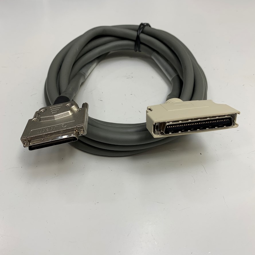 Cáp AIO Cable AJINEXTEK C6868-3TS Dài 3M 10ft Connector MDR 68 Pin Male to VHDCI 68 Pin Male Shielded Cable E97577 28AWG x 34P For ATX T68-PR witch AJINEXTEK Card Control