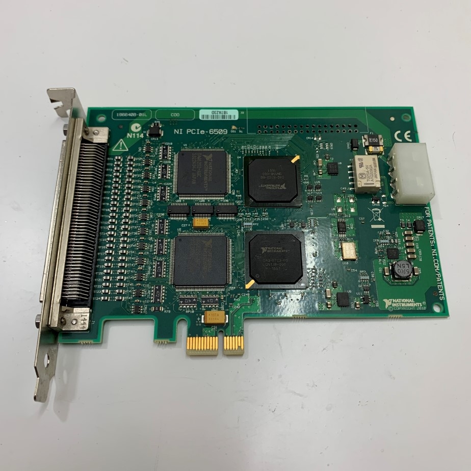 National Instruments NI PCIe-6509 Digital I/O Interface Card 196640B-01L I/O Connector SCSI 100 Pin Female