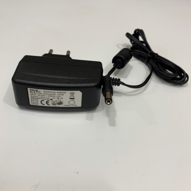 Adapter 12V 1A DVE Connector Size 5.5mm x 2.1mm For Cân Điện Tử Hochoice Electronic Balance
