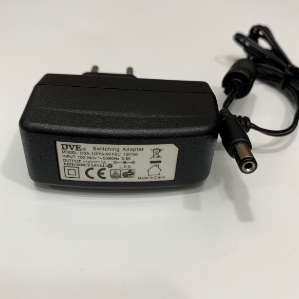 Adapter OEM A&D AX-TB248 12V 1A DVE + ---C--- - Connector Size 5.5mm x 2.1mm For Cân Điện Tử AND Precision Balances FX-CT FX-GD FX-i FX-iWP FZ-CT FZ-i Series