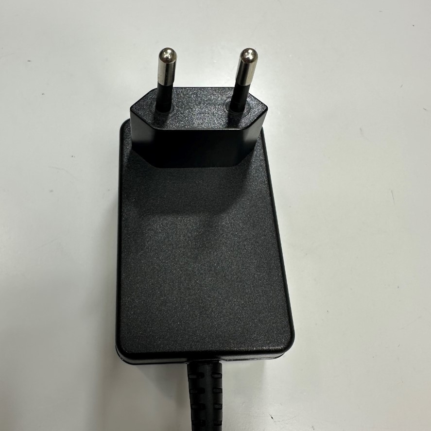 Adapter 12V 1.5A 18W AMTC EU Plug OEM Thay Thế CAS SAW15A-120-1250GD 12V 1.25A 15W Connector Tip Size GX16 2 Pin Female Screw Circular For Đầu Cân Điện Tử CAS Weighing Indicator CI-200A, CS-201A