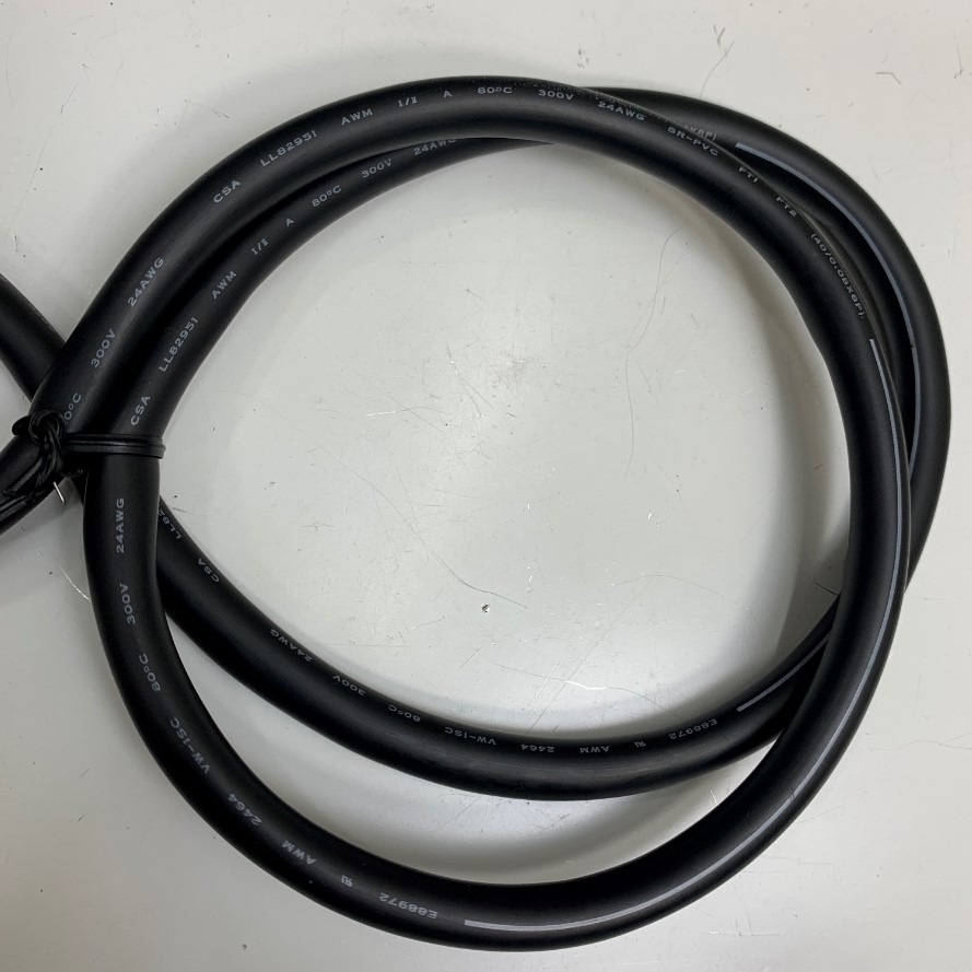 Cáp MDR 36 Pin Male to MDR 20 Pin Male Connector 3M With Latch Clip Dài 1M 3.3ft Shielded Cable 24AWG E88972 CSA LL82951 80°C 300V VW-1 OD 9.0mm For Servo Drive Industrial I/O