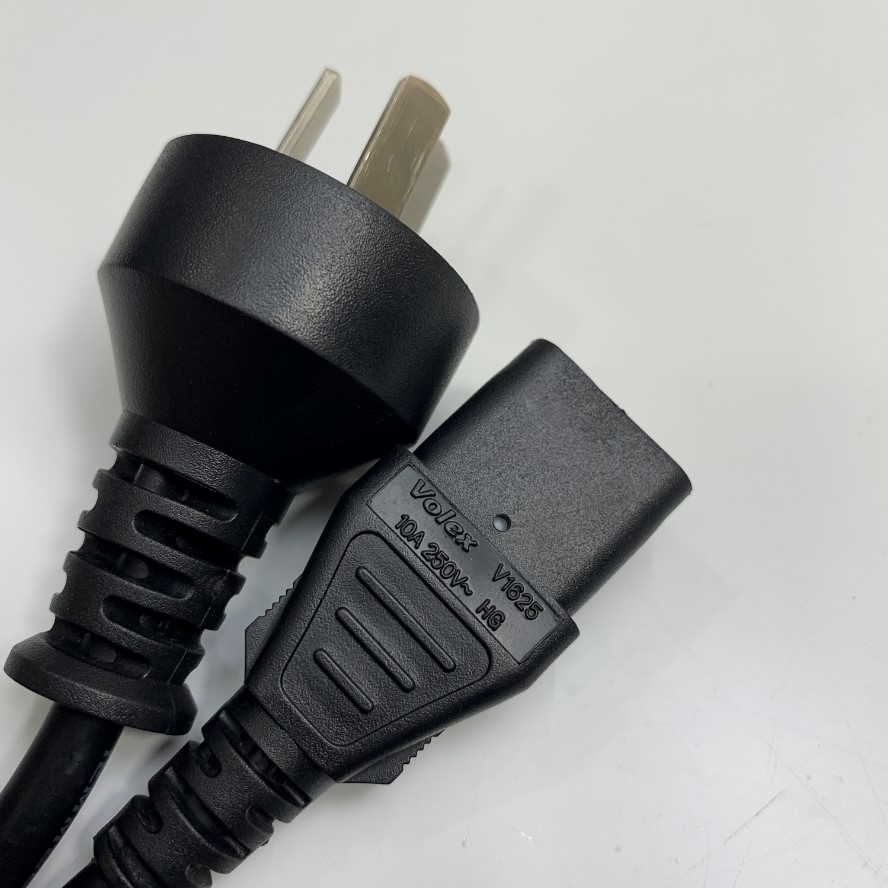 Dây Nguồn Cisco CAB-250V-10A-AR Volex AC Power Cord Australia & China GB2099 to C13 10A 250V 18AWG 3x1.0mm² Cable OD 7.0mm Dài 2M 6.5ft