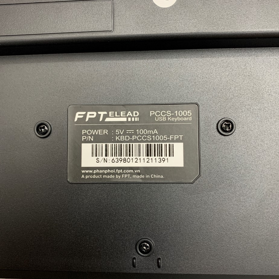 Bàn Phím FPT ELEAD Keyboard USB PCCS-1005