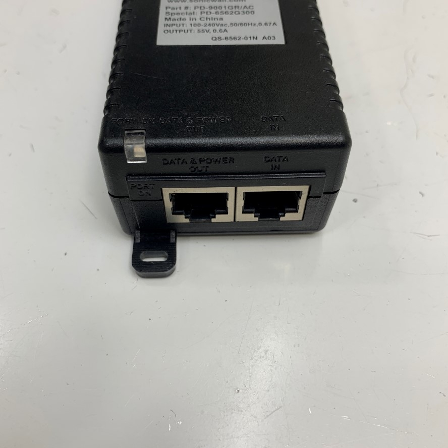 Bộ Chuyển Nguồn POE 55V 0.6A SONICWALL AT GigaBit PoE 01-SSC-5545 PoE Injector 802.3AT