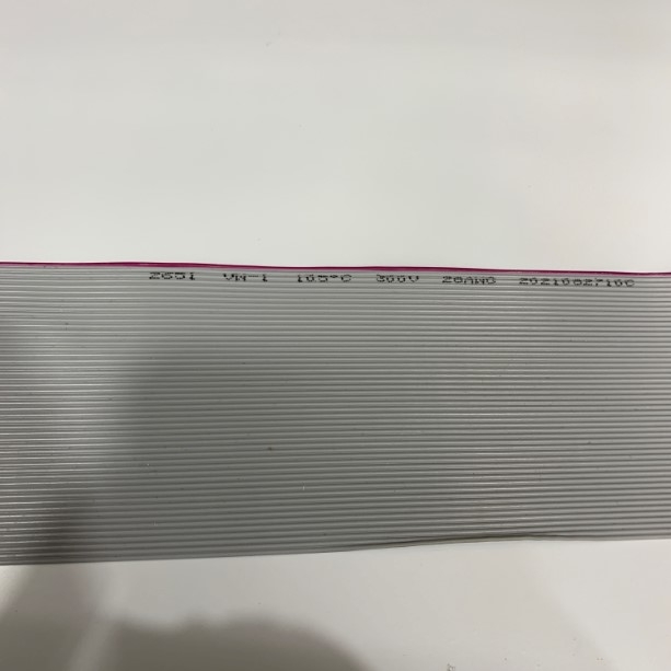 Cáp 50 Pin Flat Ribbon Cable 1.27mm Pitch 50 Way Unscreened 63.5mm Width 28AWG 300V Length 25M