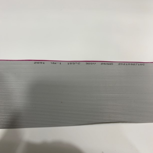 Cáp 50 Pin Flat Ribbon Cable 1.27mm Pitch 50 Way Unscreened 63.5mm Width 28AWG 300V Length 50M