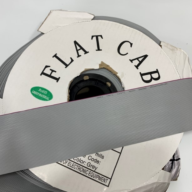 Cáp 64 Pin Flat Ribbon Cable 1.27mm Pitch 64 Way Unscreened 81.3mm Width 28AWG 300V Length 25M