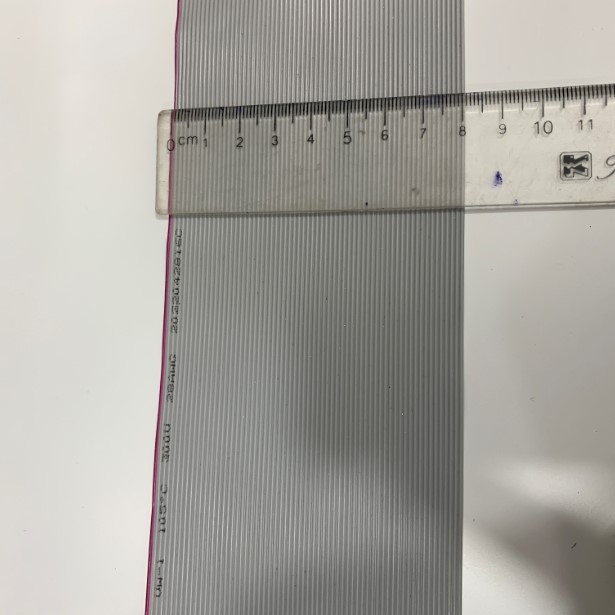 Cáp 64 Pin Flat Ribbon Cable 1.27mm Pitch 64 Way Unscreened 81.3mm Width 28AWG 300V Length 50M
