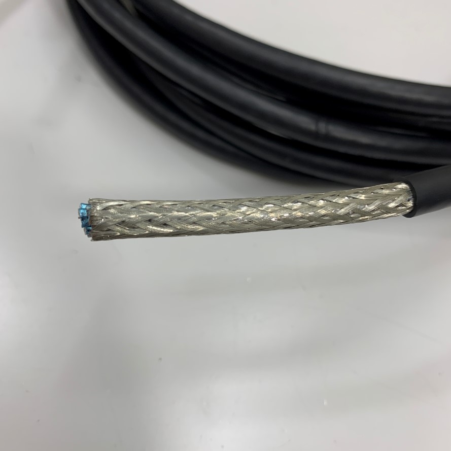 Cáp Điều Khiển Dài 5M 17ft 8 Core x 0.5mm Cable Shielded BELDEN L-Skew 26A2B01-3 E357317-S (UL)  30V OD 7.0mm For Lan Network, Camera industrial, Encoder, Robot, Cable