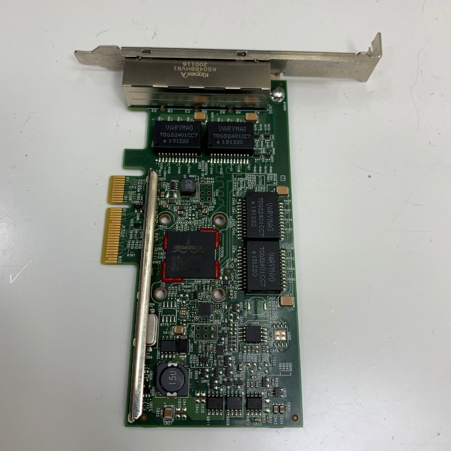 Card Mạng Dell Broadcom BCM95719A1904G Quad LAN RJ45 PCI Express 4 Port Gigabit Ethernet Adapter Network Interface Card For Server, GigE Interface, Industrial Card Network