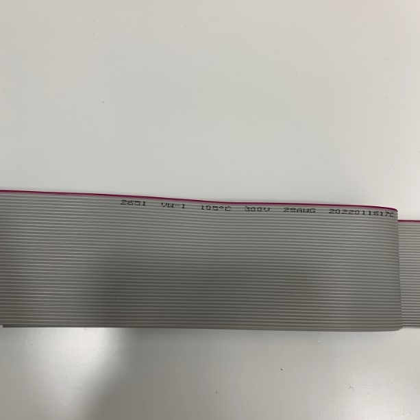 Cáp 40 Pin Flat Ribbon Cable 1.27mm Pitch 40 Way Unscreened 50.8mm Width 28AWG 300V Length 1M