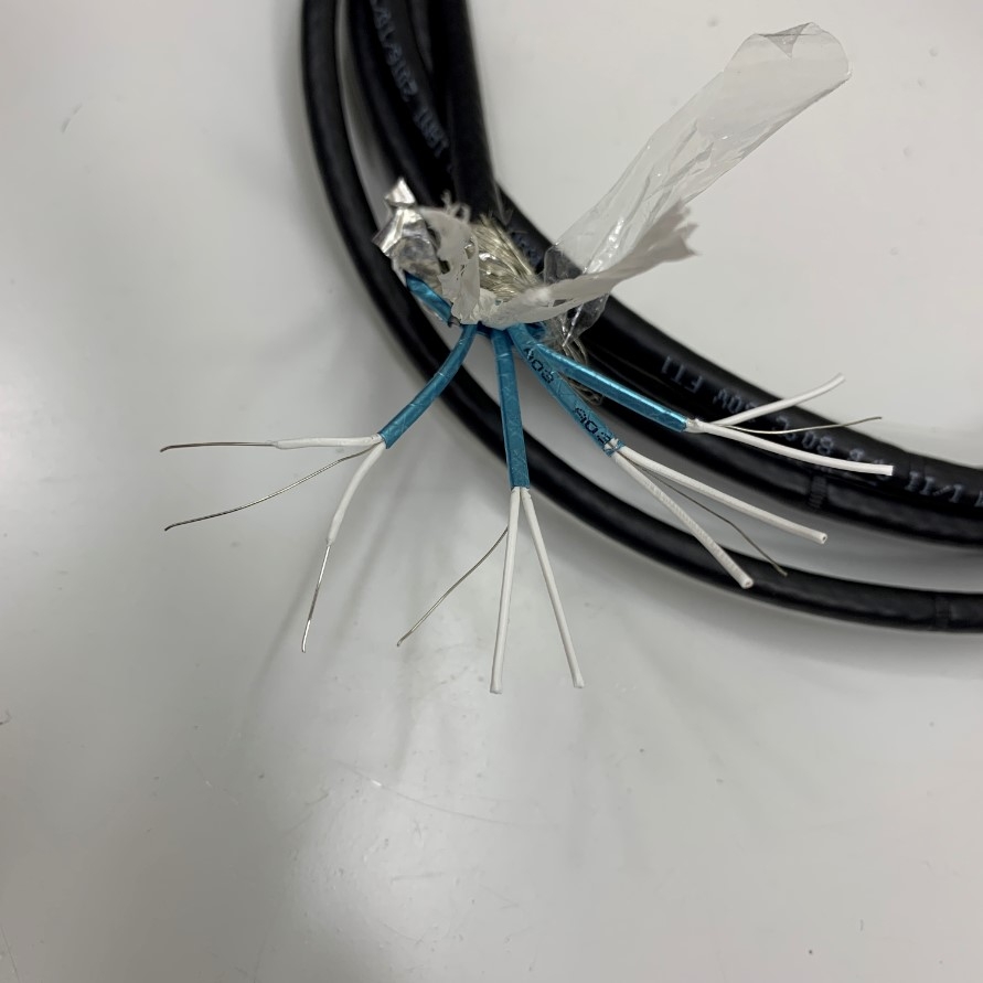 Cáp Điều Khiển Dài 3M 10ft 8 Core x 0.4mm Cable Shielded BELDEN L-Skew 28A2B01-4 E357317-S (UL) 80°C 30V OD 5.5mm up to 10GHz For Lan Network, Camera industrial, Encoder, Robot, Cable