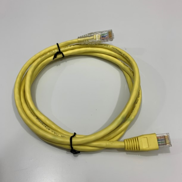 Dây Nhẩy Chuẩn Chéo Cisco LOROM 72-1482-01 CAT5E UTP Patch Cord Ethernet 10/100/1000 Crossover Cable 4PR 24AWG RJ45 to RJ45 Colour Yellow Length 1.8M