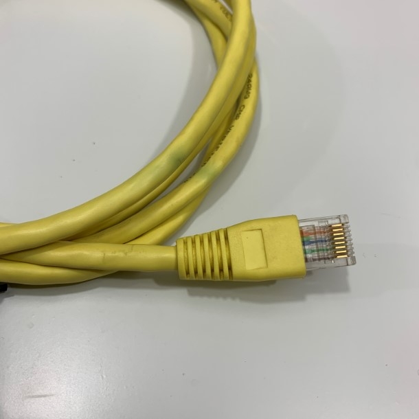 Dây Nhẩy Chuẩn Chéo Cisco LOROM 72-1482-01 CAT5E UTP Patch Cord Ethernet 10/100/1000 Crossover Cable 4PR 24AWG RJ45 to RJ45 Colour Yellow Length 1.8M