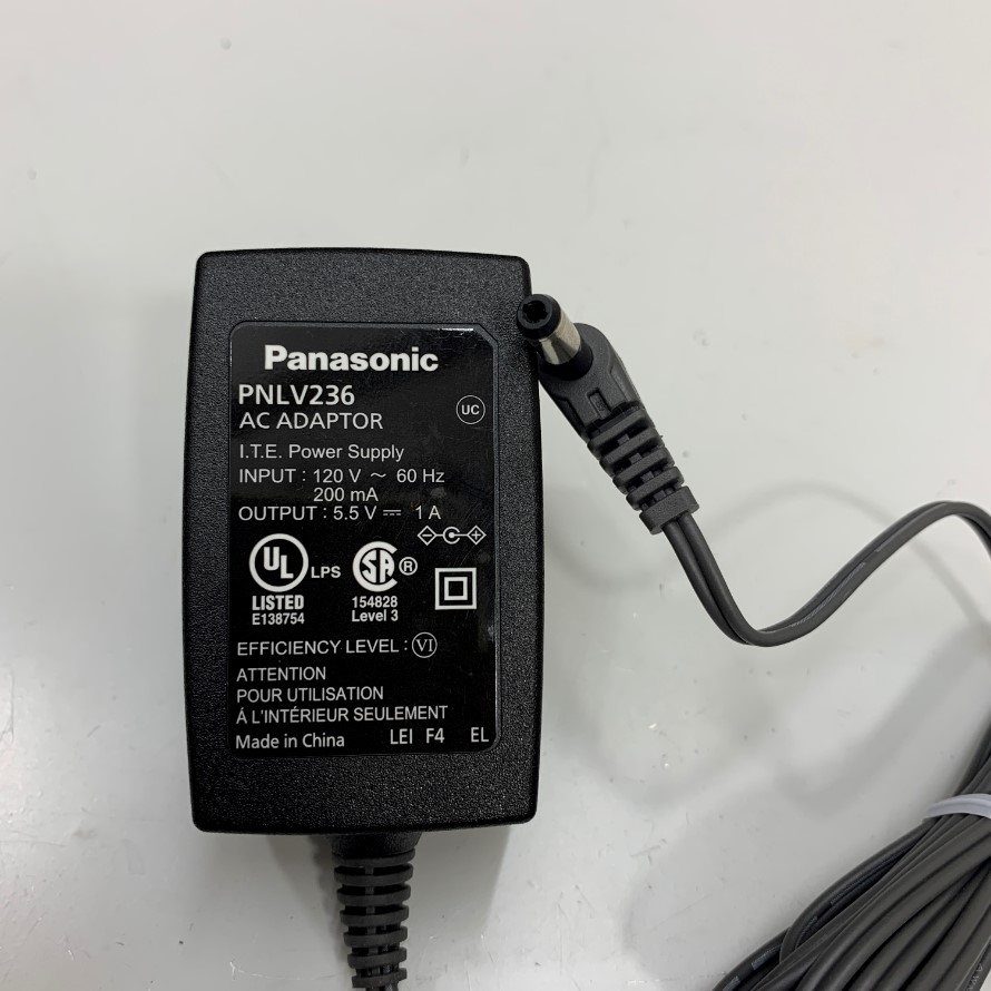 Adapter 5.5V 1A Panasonic PNLV236 Connector Size 4.8mm x 1.7mm x 15mm For Điện Thoại Bàn Mẹ Con Kéo Dài Panasonic KX-TGM450