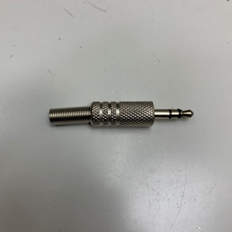 Rắc Hàn Audio Aux 3.5mm 3 Pole Male Plug Metal Jack Audio Headphone Soldering Connector