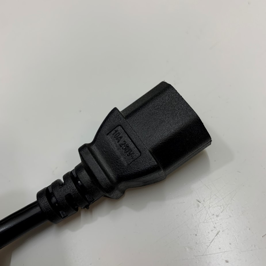 Dây Nguồn OEM Không Thương Hiệu, Tiêu Chuẩn Dây Điện AC Power Cord Schuko to C13 10A 250V 3x1.0mm² Dài 1.5M For Sản Xuất Tại Việt Nam, Trung Quốc