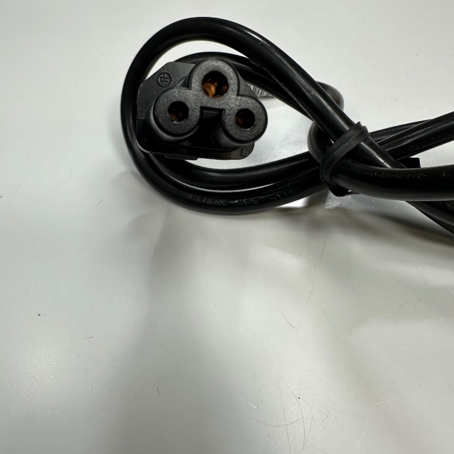 Dây Nguồn 1M 3.3ft I-Sheng IS-034 SP-305 AC Power Cord NEMA 5-15P to C5 10A - 2.5A 250V 18AWG 3x0.75mm² Cable For Computer Laptop, Industrial Power Cord