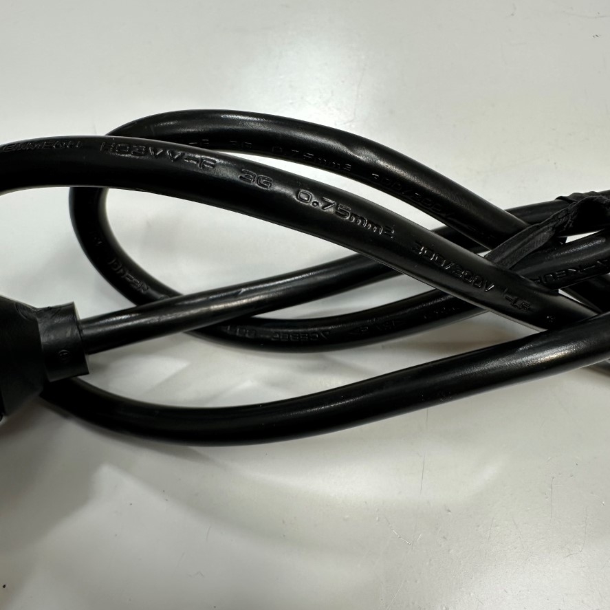 Dây Nguồn 1M 3.3ft I-Sheng IS-034 SP-305 AC Power Cord NEMA 5-15P to C5 10A - 2.5A 250V 18AWG 3x0.75mm² Cable For Computer Laptop, Industrial Power Cord