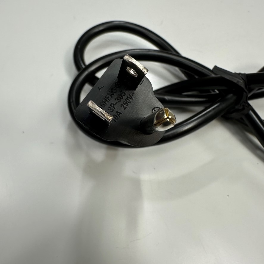 Dây Nguồn 1M 3.3ft I-Sheng IS-034 SP-305 AC Power Cord NEMA 5-15P to C5 10A - 2.5A 250V 18AWG 3x0.75mm² Cable For Computer Laptop, Industrial Power Cord