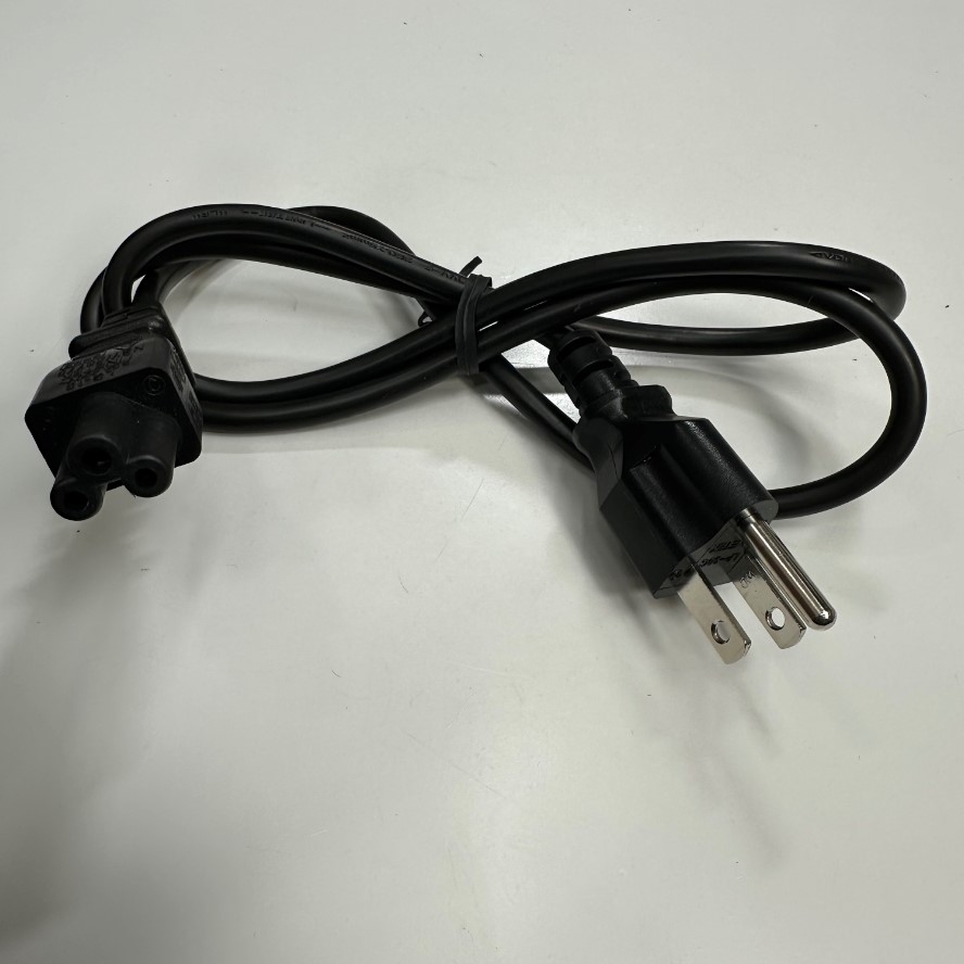 Dây Nguồn 1M 3.3ft Longwell LP-45 LS-18 AC Power Cord NEMA 5-15P to C5 10A - 2.5A 250V 18AWG 3x0.75mm² Cable For Computer Laptop, Industrial Power Cord